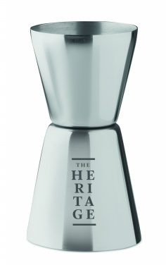 Logo trade business gift photo of: Stainless steel jigger