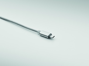 Logo trade promotional item photo of: 2 in 1 long charging cable