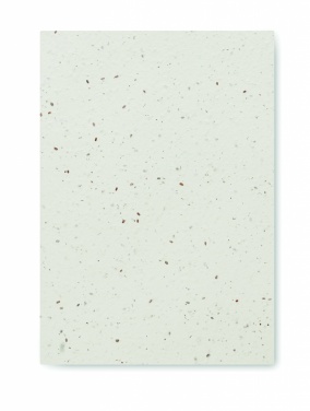 Logotrade promotional gift picture of: A5 seed paper cover notebook