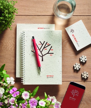 Logotrade advertising product image of: A5 seed paper cover notebook