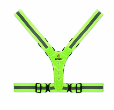 Logo trade promotional item photo of: Reflective body belt with LED
