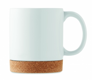 Logotrade promotional product image of: Ceramic cork mug 280 ml