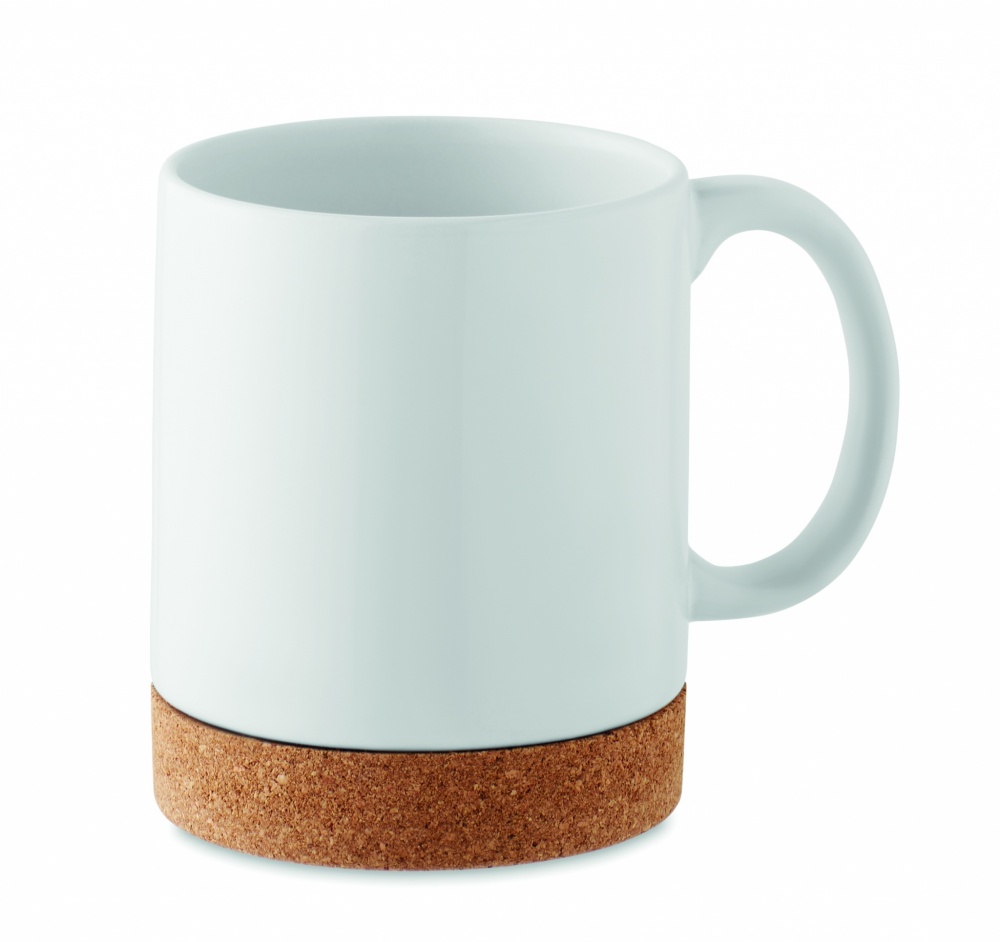 Logotrade advertising product image of: Sublimation ceramic cork mug