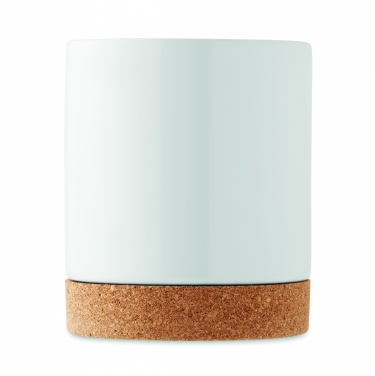 Logotrade promotional product picture of: Sublimation ceramic cork mug
