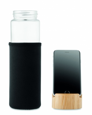 Logo trade promotional products picture of: Glass bottle bamboo lid 600ml