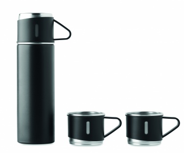 Logo trade business gift photo of: Double wall bottle and cup set