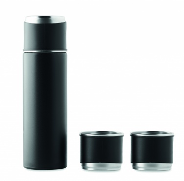 Logo trade promotional giveaway photo of: Double wall bottle and cup set
