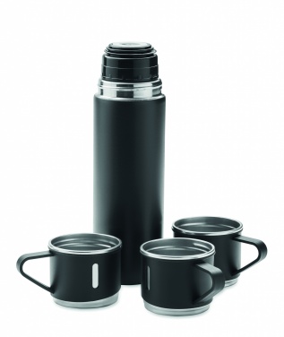 Logo trade promotional product photo of: Double wall bottle and cup set