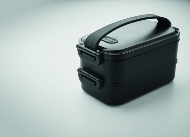 Logo trade promotional products image of: Lunch box in recycled PP