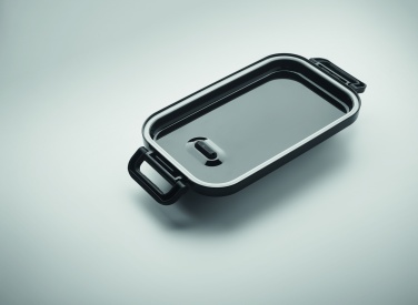 Logo trade corporate gifts image of: Lunch box in recycled PP