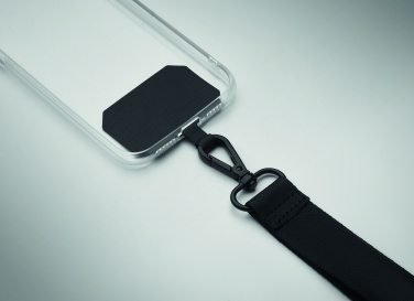 Logo trade promotional gifts picture of: Polyester phone wrist strap