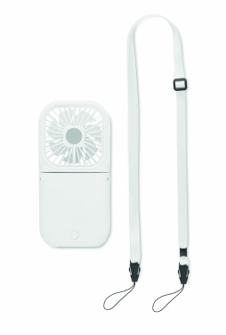 Logo trade business gifts image of: Portable foldable or desk fan