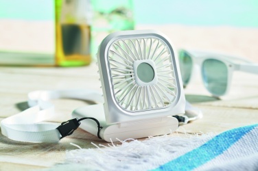 Logo trade promotional merchandise picture of: Portable foldable or desk fan