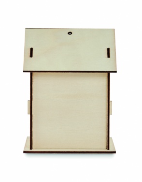 Logo trade promotional giveaway photo of: DIY wooden bird house kit