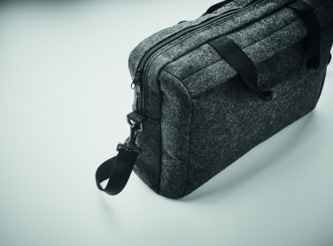 Logo trade promotional gifts picture of: 15 inch RPET felt laptop bag