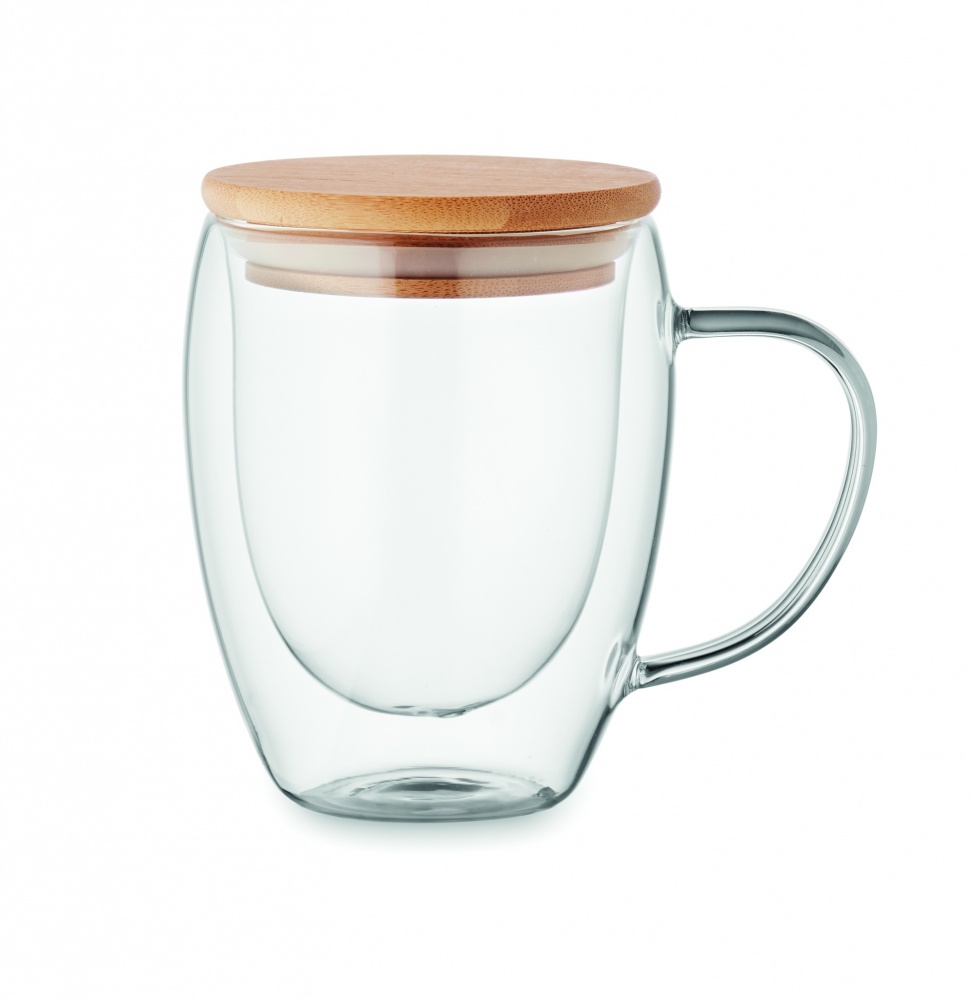 Logo trade promotional items picture of: Double wall borosilicate mug