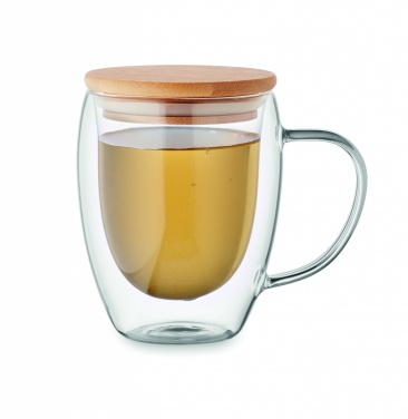 Logo trade promotional items picture of: Double wall borosilicate mug