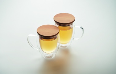 Logo trade promotional item photo of: Double wall borosilicate mug