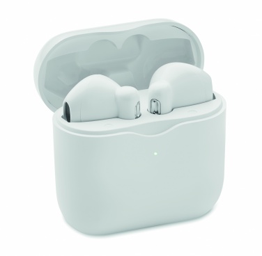 Logo trade advertising products picture of: TWS earbuds with charging base