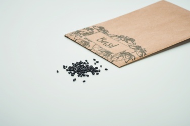 Logotrade advertising products photo of: Basil seeds in craft envelope