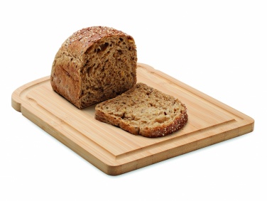 Logo trade promotional gifts image of: Bamboo bread cutting board