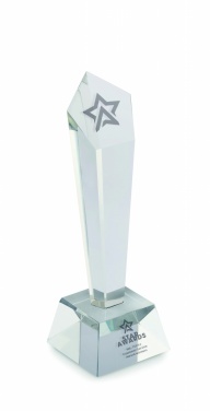 Logo trade promotional gifts image of: Crystal award in a gift box