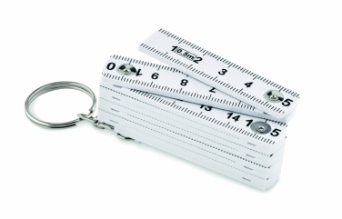 Logotrade promotional items photo of: Carpenters ruler key ring 50cm Kotka