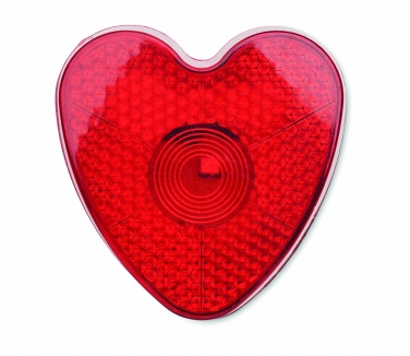 Logo trade promotional merchandise image of: Heart shaped reflector light
