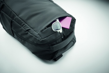 Logo trade promotional items image of: A portable backpack trolley with wheels, made of 600D RPET polyester