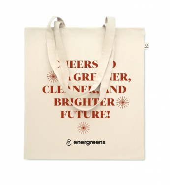 Logo trade promotional product photo of: Recycled cotton shopping bag