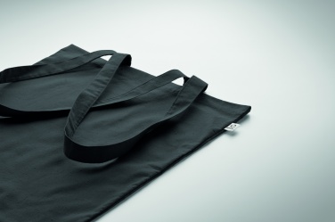 Logo trade promotional giveaway photo of: Recycled cotton shopping bag