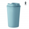 PLA double wall tumbler 350 ml, Petrol