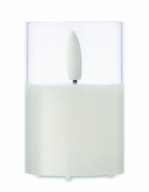 Logotrade corporate gift image of: LED wax candle in glass holder