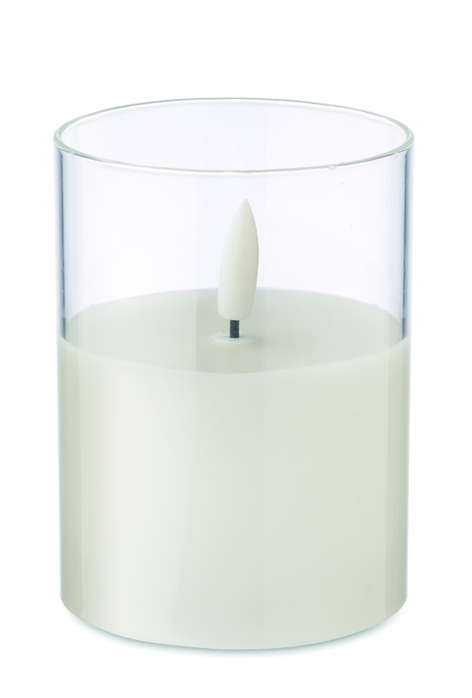 Logotrade promotional giveaways photo of: LED wax candle in glass holder