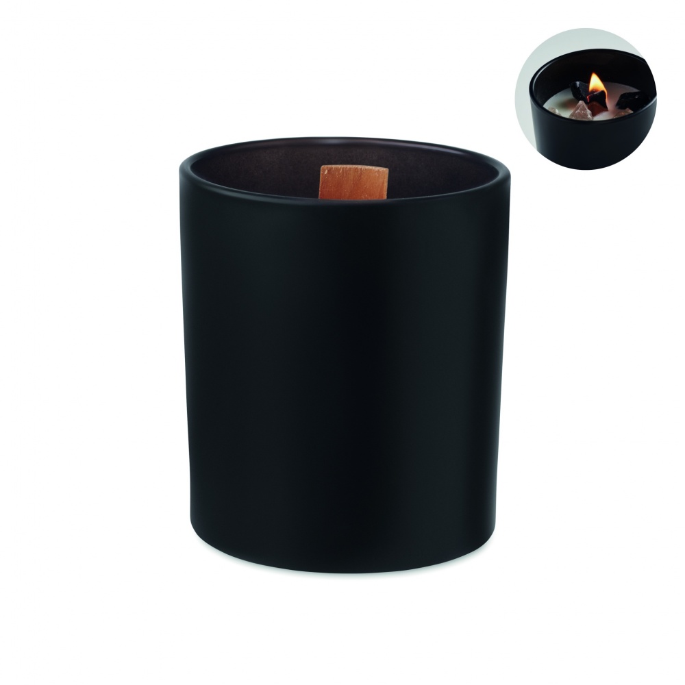 Logo trade promotional products picture of: Plant based wax candle 200 gr