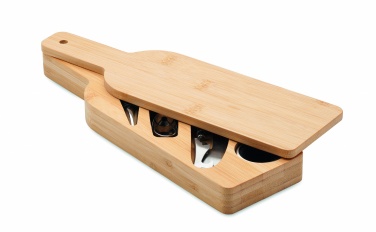 Logo trade advertising products picture of: Bottle shaped wine set