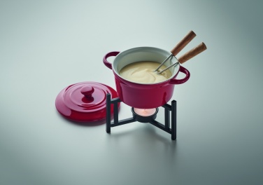 Logo trade promotional giveaways image of: Ceramic fondue set 300 ml