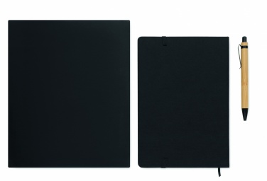 Logo trade promotional merchandise picture of: A5 RPET notebook set