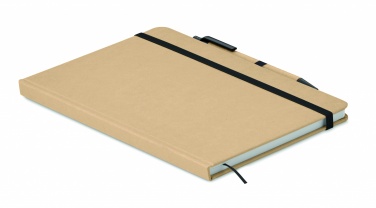 Logo trade promotional giveaways picture of: Caratil A5 notebook in recycled carton