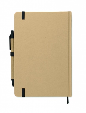 Logo trade corporate gifts picture of: Caratil A5 notebook in recycled carton