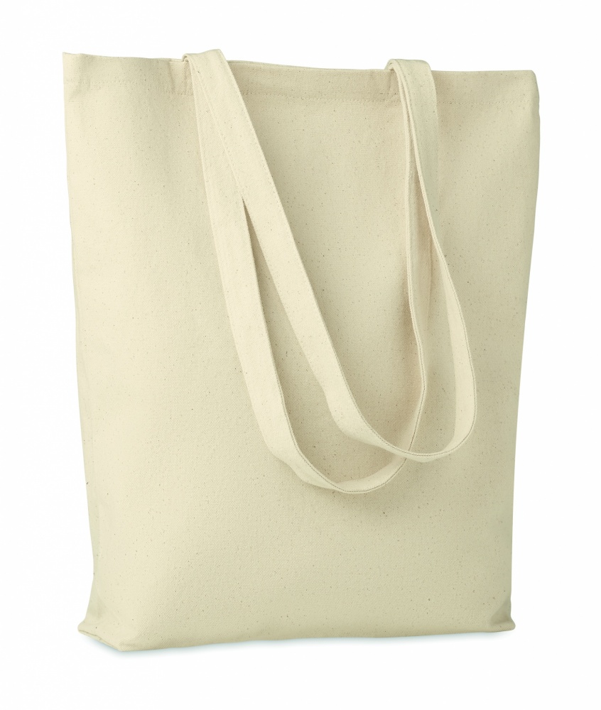 Logo trade promotional merchandise image of: Canvas shopping bag 270 gr/m²