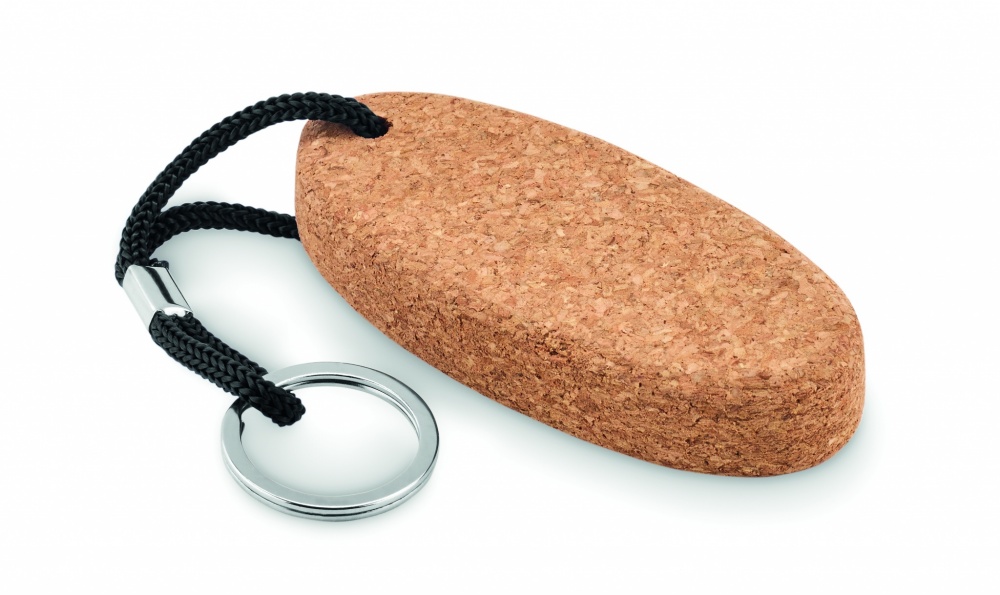 Logo trade advertising products picture of: Floating cork key ring Lohja