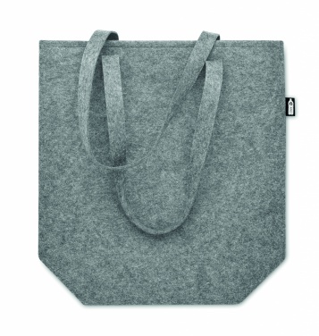 Logo trade corporate gift photo of: RPET felt shopping bag