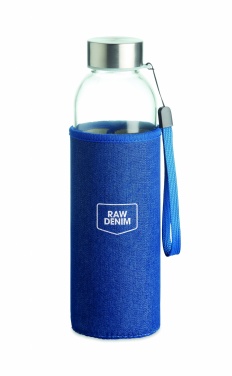 Logotrade promotional giveaways photo of: Glass bottle in pouch 500 ml