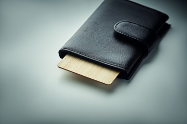 Logotrade promotional giveaway picture of: RFID card in bamboo material