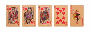Logo trade promotional merchandise picture of: Recycled paper playing cards