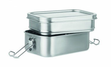 Logo trade promotional items image of: Stainless steel lunch box