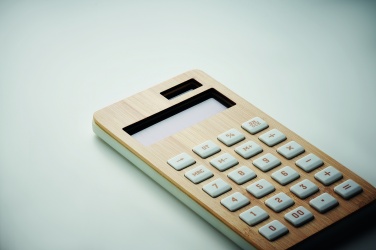 Logo trade corporate gifts picture of: 12 digit bamboo calculator