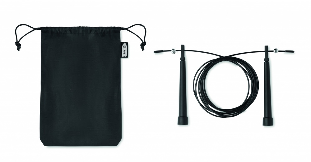 Logotrade promotional product image of: Speed jumping rope RPET pouch
