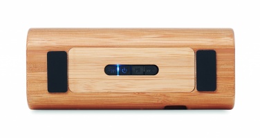 Logotrade corporate gift picture of: Wireless bamboo speaker 2x5W